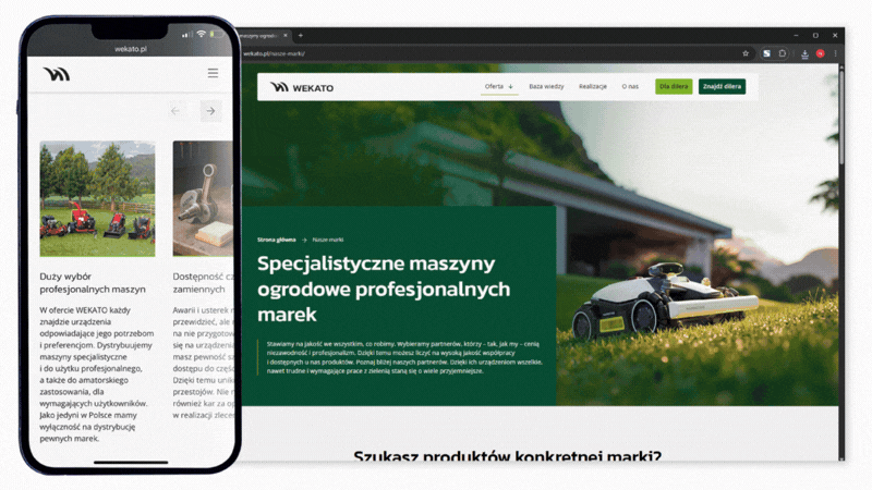 Wdrożona funkcjonalna strona