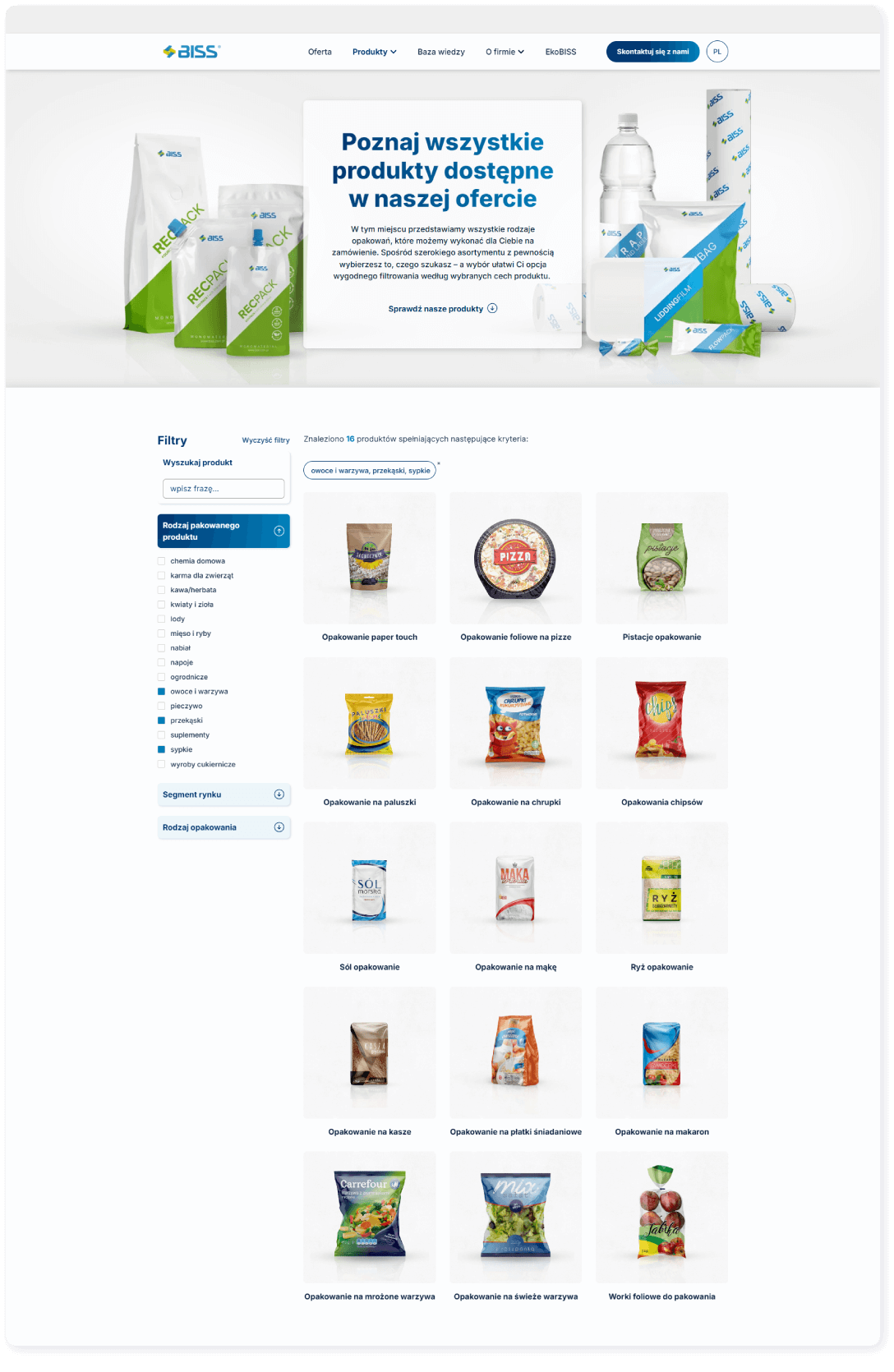 Katalog produktów BISS