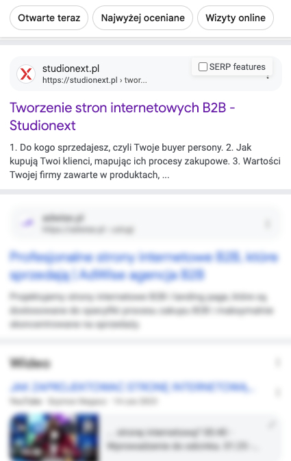 Pozycja #1 w Google SEO — wyniki organiczne dla firmy technicznej B2B
