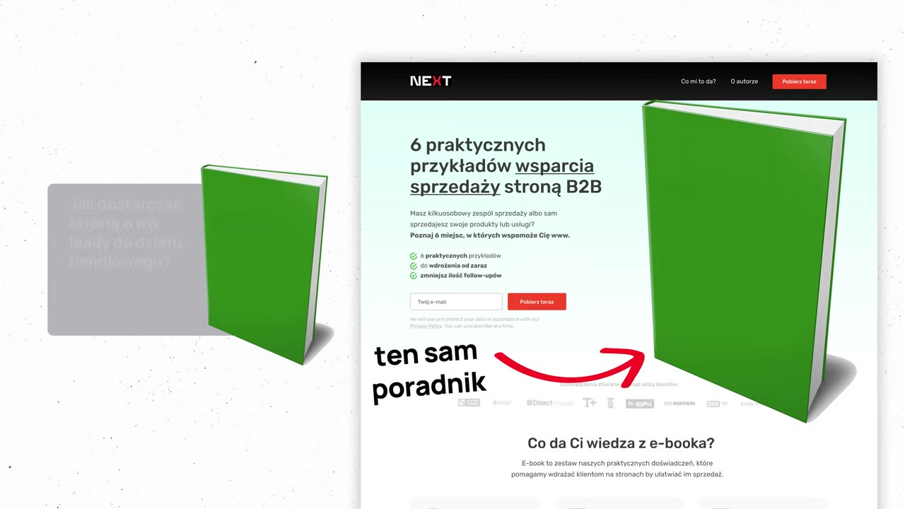 Lead magnet w B2B — przykład poradnika PDF jako magnesu na leady