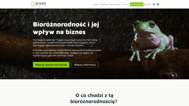 Bioróżnorodność – case study Ansee Consulting
