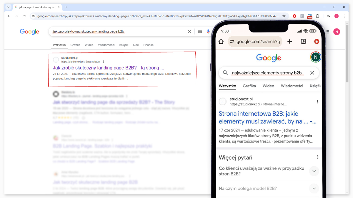 Linki do artykułów jako odpowiedzi na zapytania potencjalnych klientów